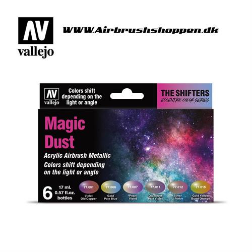 77.090 Magic Dust sæt 6 x 17 ml Vallejo maling